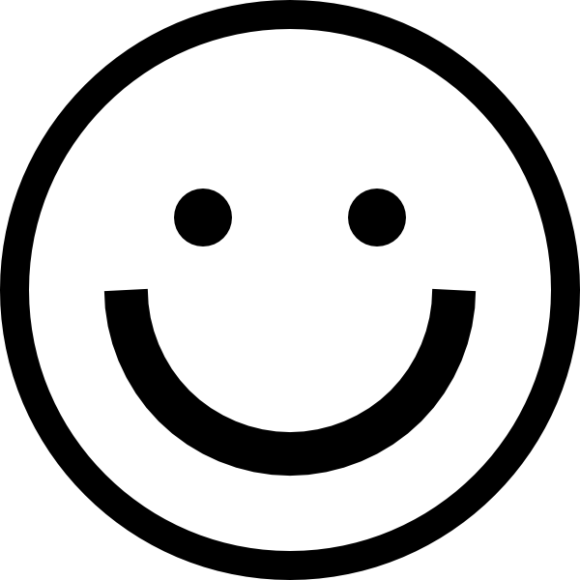 straight-face-clipart-black-and-white-smiley-face-hi - CP720